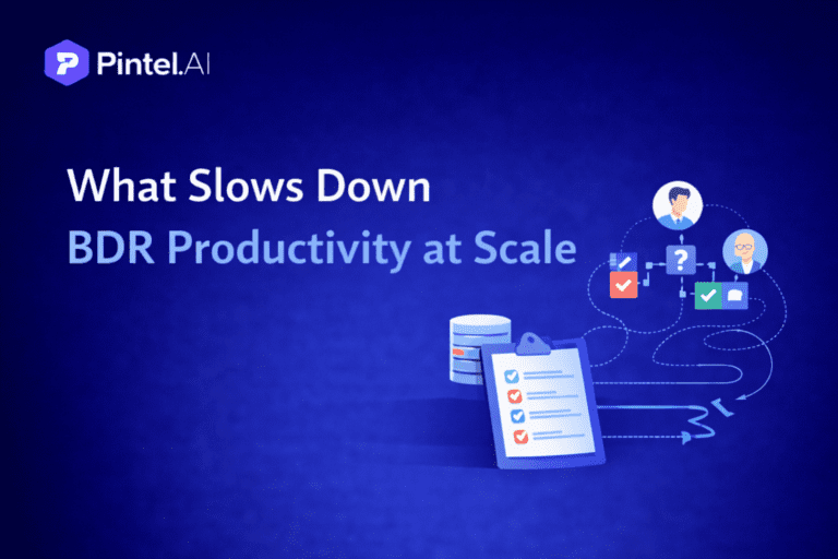 What Slows Down BDR Productivity at Scale