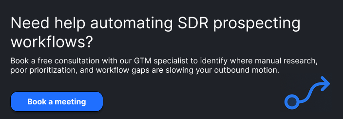 SDR prospecting mistake