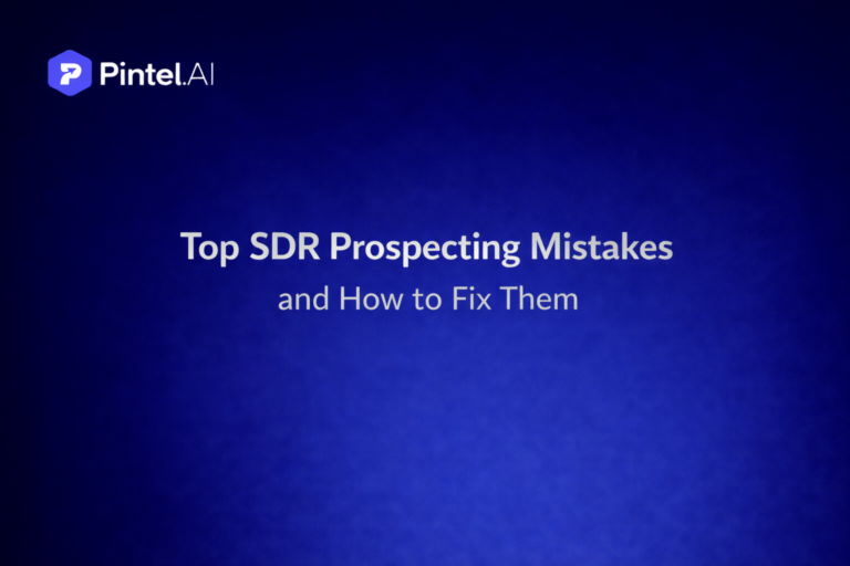 Top SDR Prospecting Mistakes and How to Fix Them
