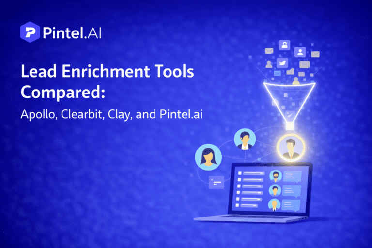 Lead Enrichment Tools Compared: Apollo, Clearbit, Clay, and Pintel.ai