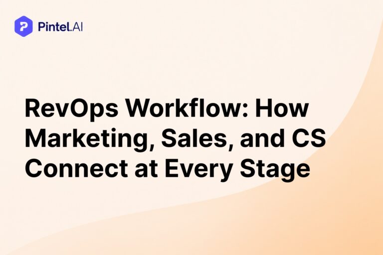 RevOps Workflow: How Marketing, Sales, and CS Connect at Every Stage