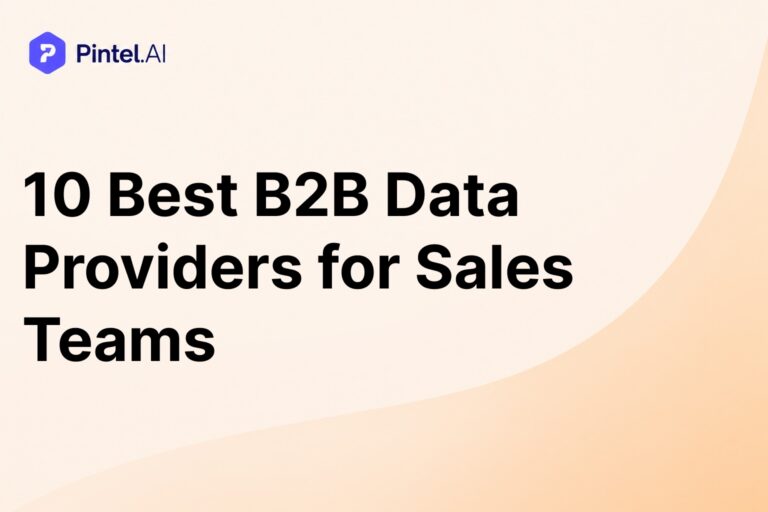 b2b data providers for sales