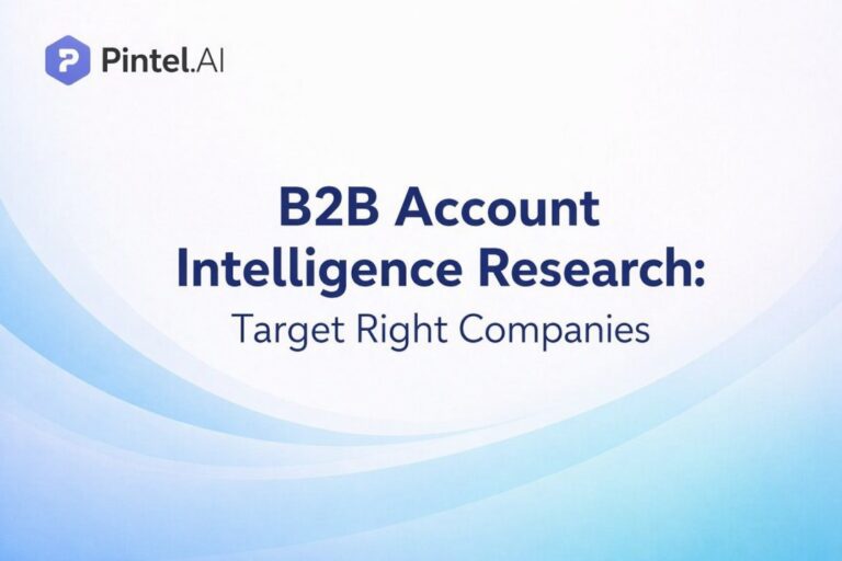 B2B Account Intelligence Research Methods