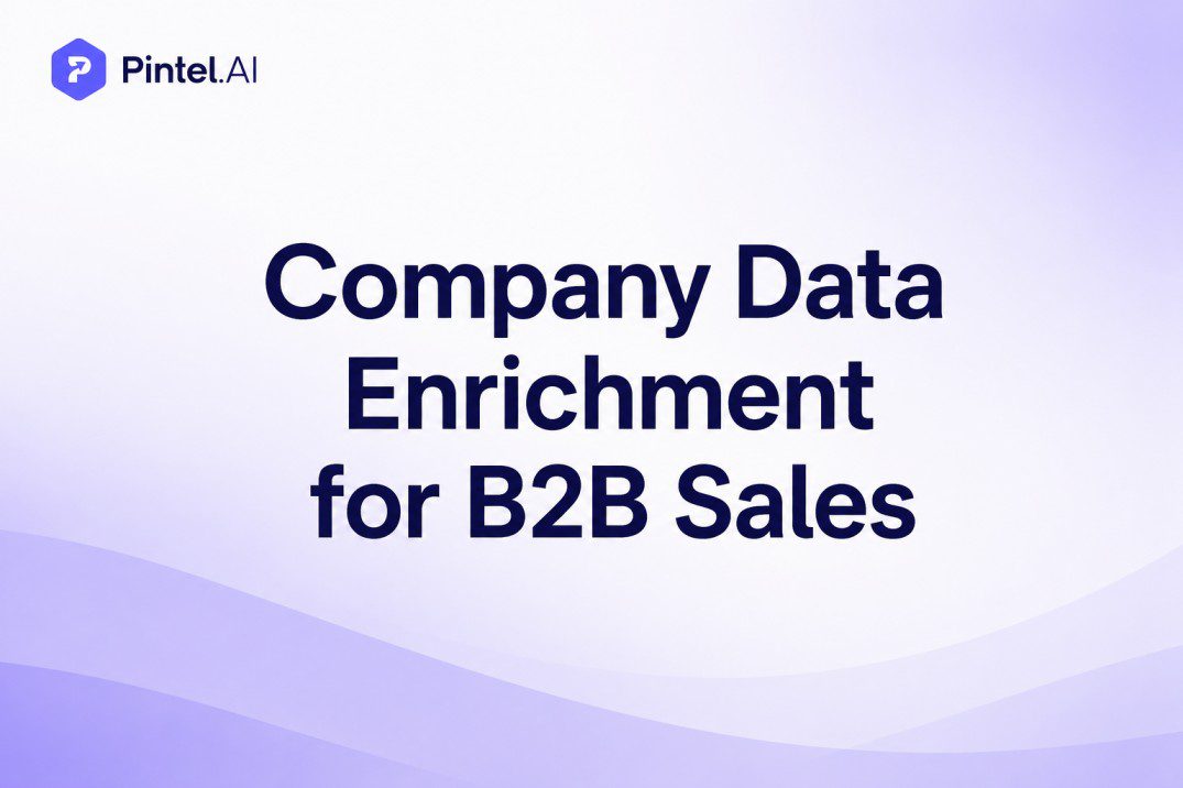 Company Data Enrichment for B2B Sales
