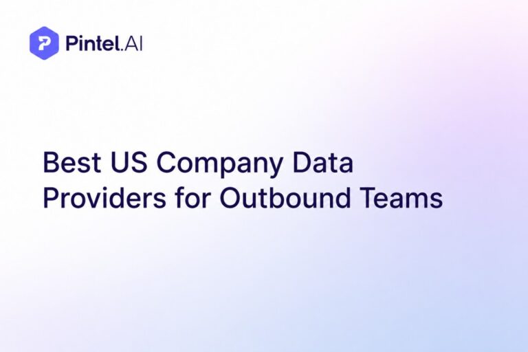 US Company Data Providers for sales