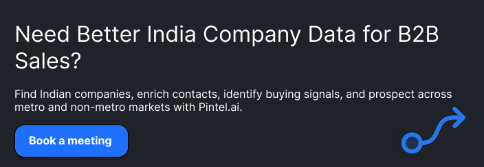 Best India Company Data providers for sales and outbound