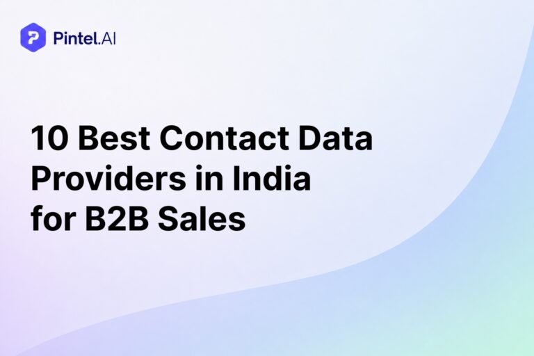 Best Contact Data Providers in India