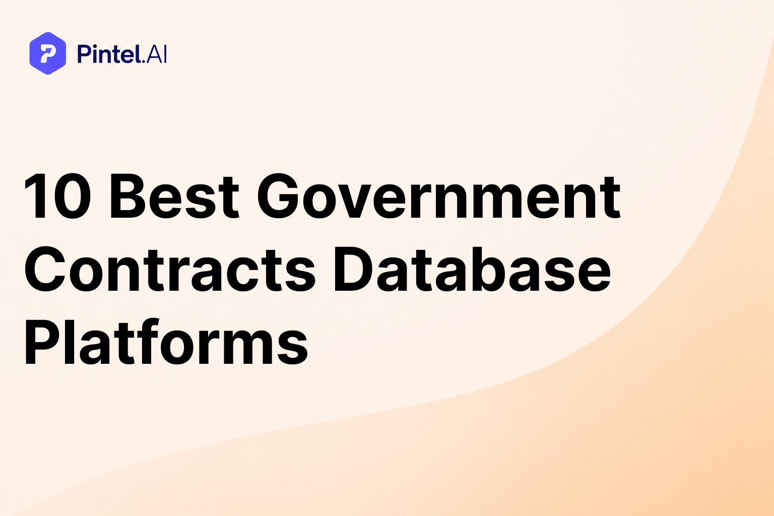 10 Best Government Contracts Database Platforms (2026)