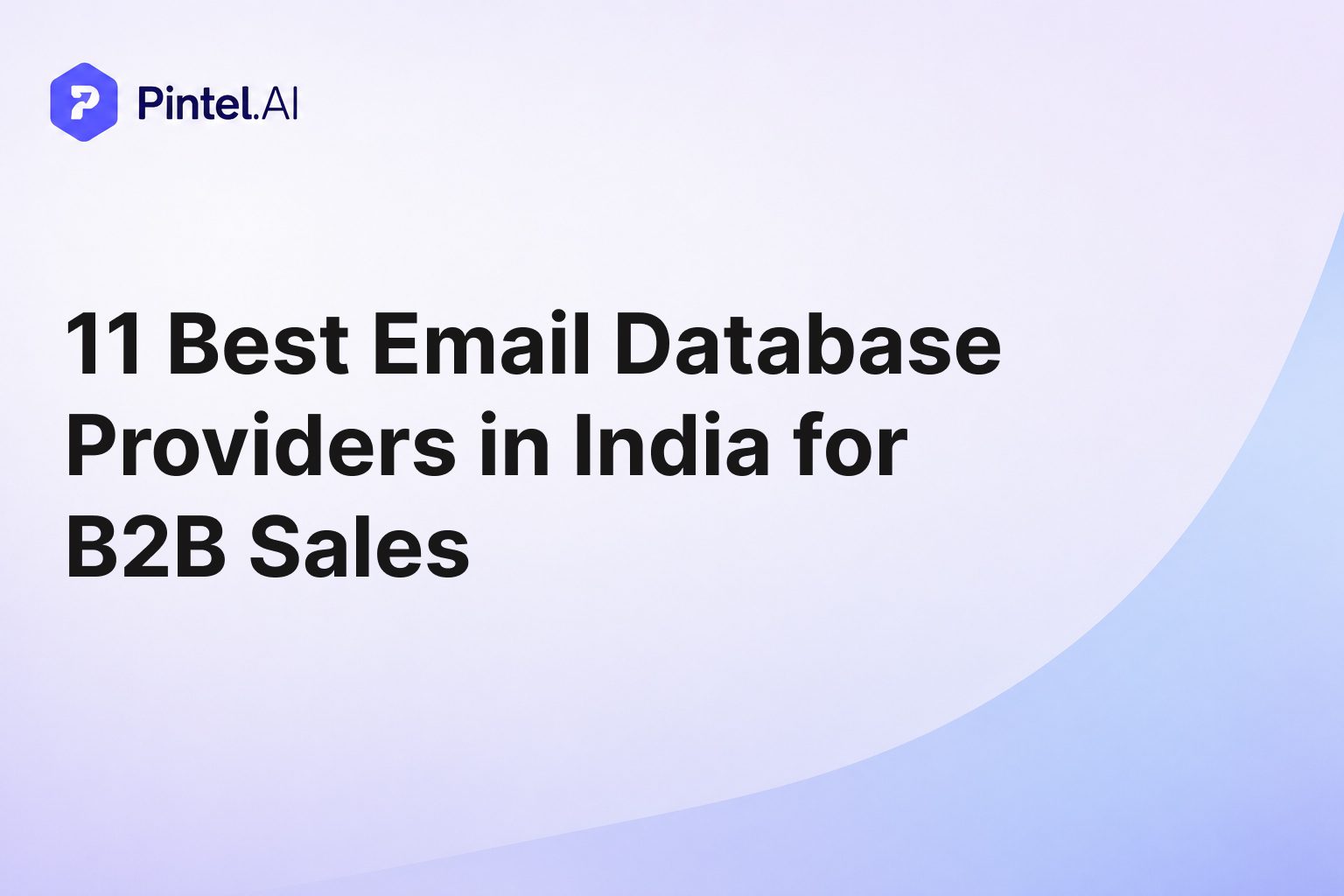 11 Best Email Database Providers in India for B2B Sales (2026)