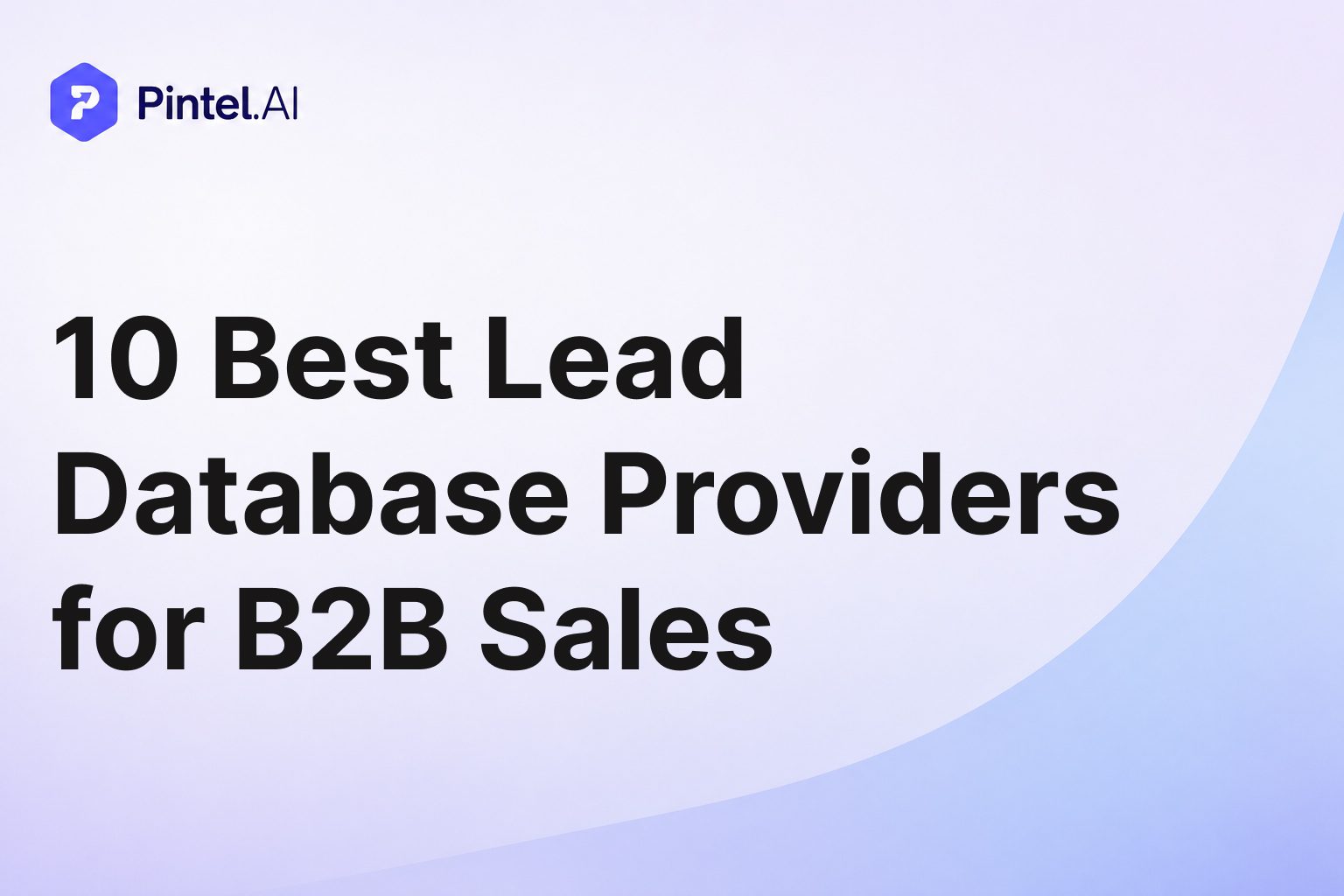 10 Best Lead Database Providers for B2B Sales (2026)