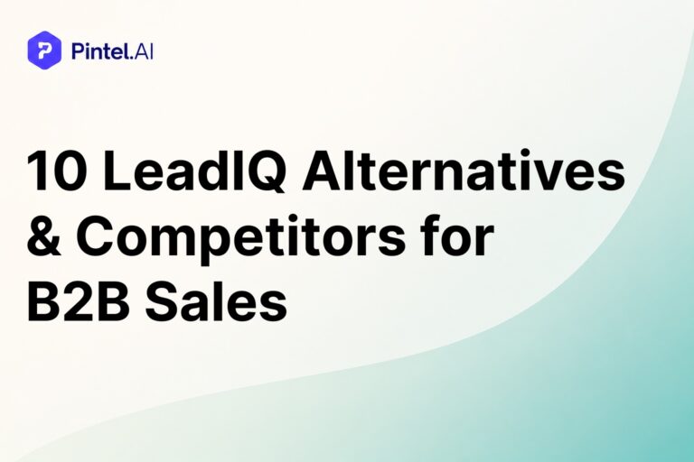 LeadIQ best Alternatives & Competitors for B2B Sales
