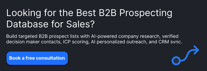B2B Prospecting Databases for Outbound Sales