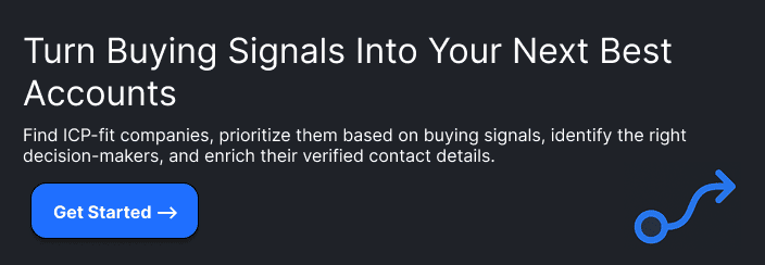 Turn Buying Signals Into Your Next Best AccountsSupporting copy:Find ICP-fit companies, prioritize them based on buying signals, identify the right decision-makers, and enrich their verified contact details.CTA:See How Pintel Works