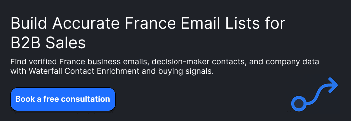 Compare the best France email database providers for B2B sales. Review contact quality, pricing, limitations, and choose the right provider for your team.