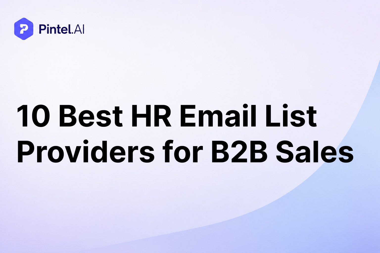 10 Best HR Email List Providers for B2B Sales in 2026