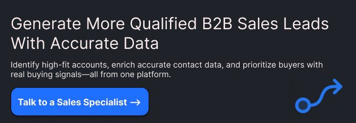 Generate More Qualified B2B Sales Leads With Accurate Data