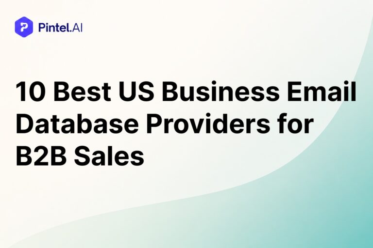 US Business Email Database Providers for B2B Sales