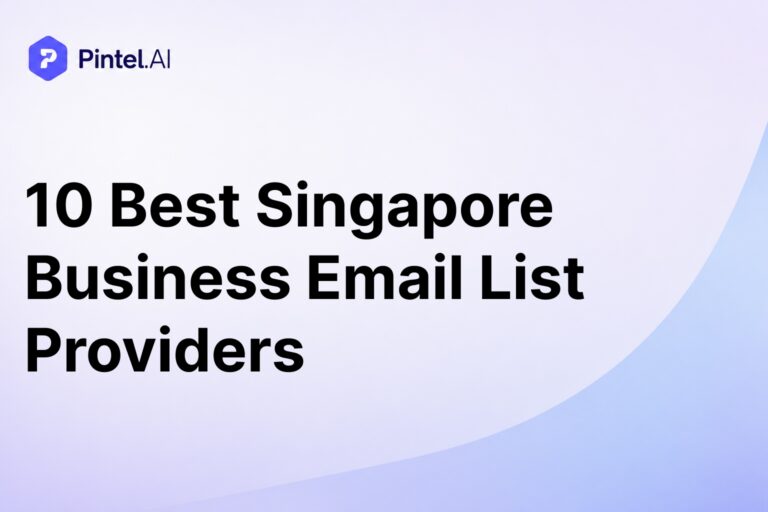 10 Best Singapore Business Email List Providers (2026)