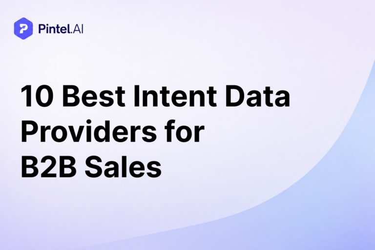 10 Best Intent Data Providers for B2B Sales
