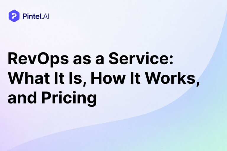 RevOps as a Service: What It Is, How It Works, and Pricing