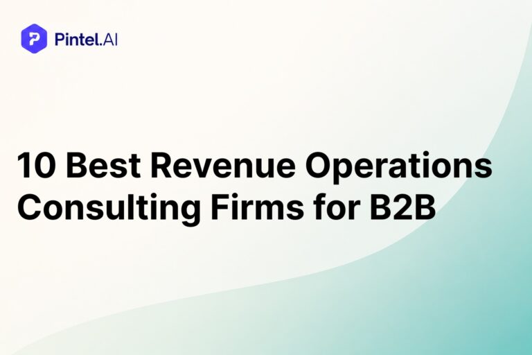 10 Best Revenue Operations Consulting Firms for B2B in 2026