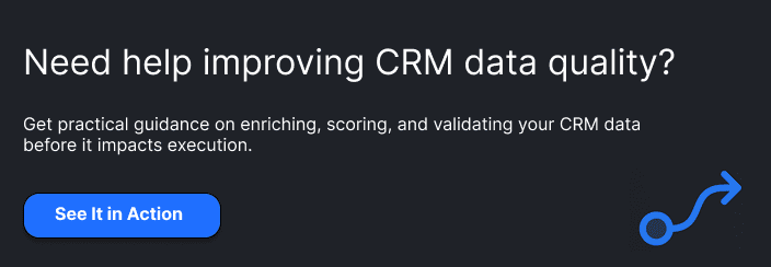 Need help improving CRM data quality?