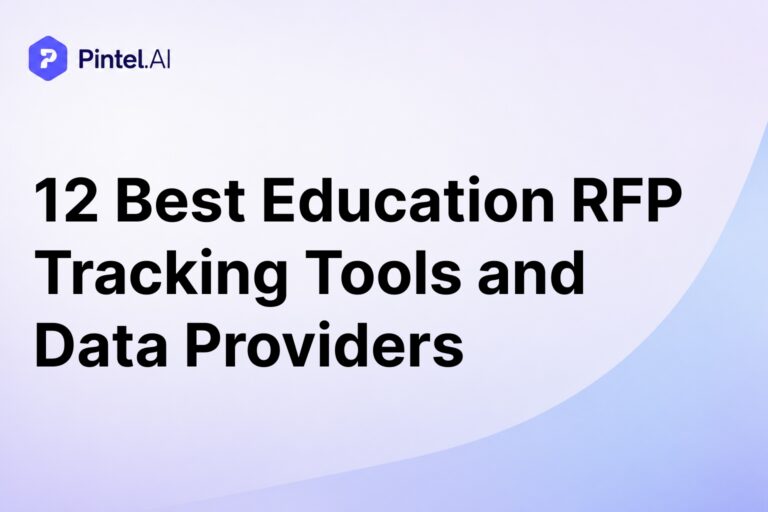 12 Best Education RFP Tracking Tools and Data Providers (2026)