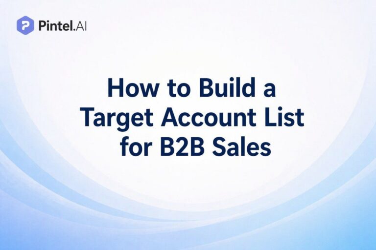 How to Build a Target Account List for B2B Sales